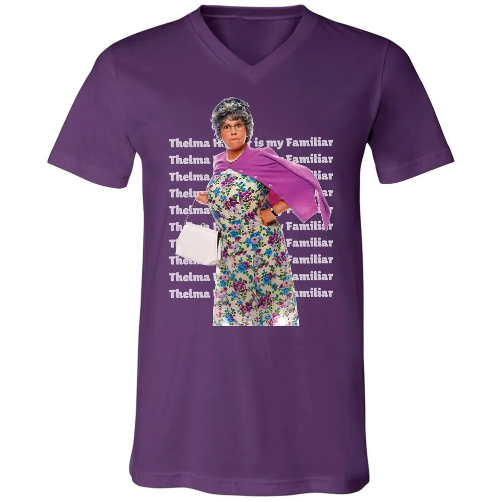 Unisex V-Neck T-Shirt - X4VU5J3U - Team Purple - 9