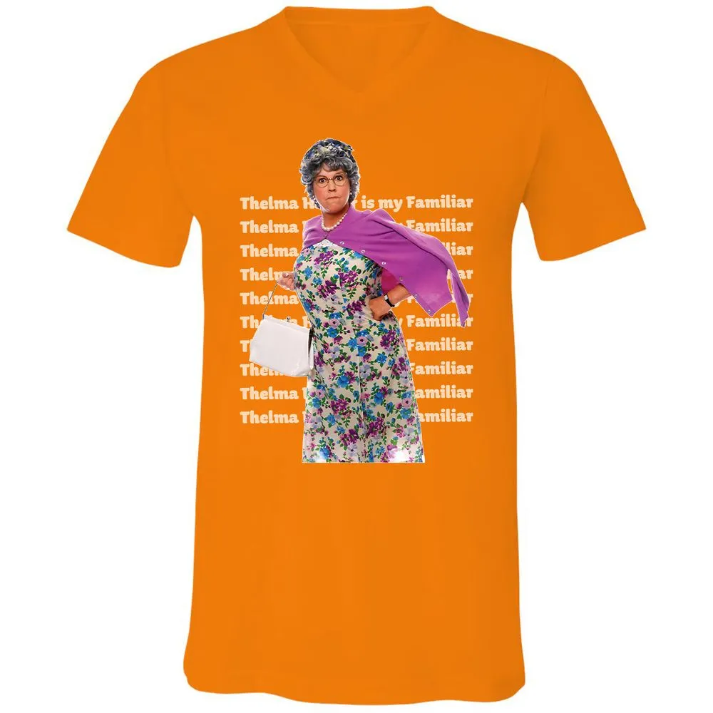 Unisex V-Neck T-Shirt - X4VU5J3U - Orange - 11