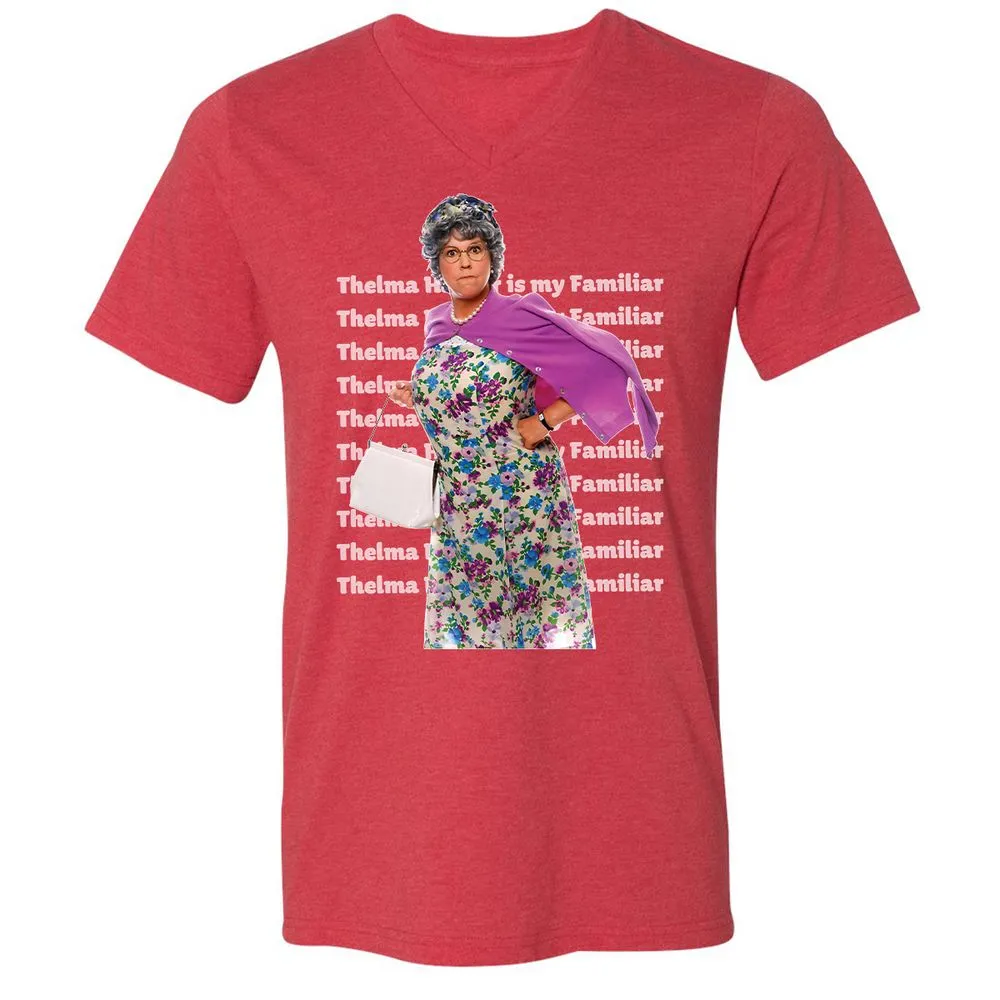 Unisex V-Neck T-Shirt - X4VU5J3U - Heather Red - 16