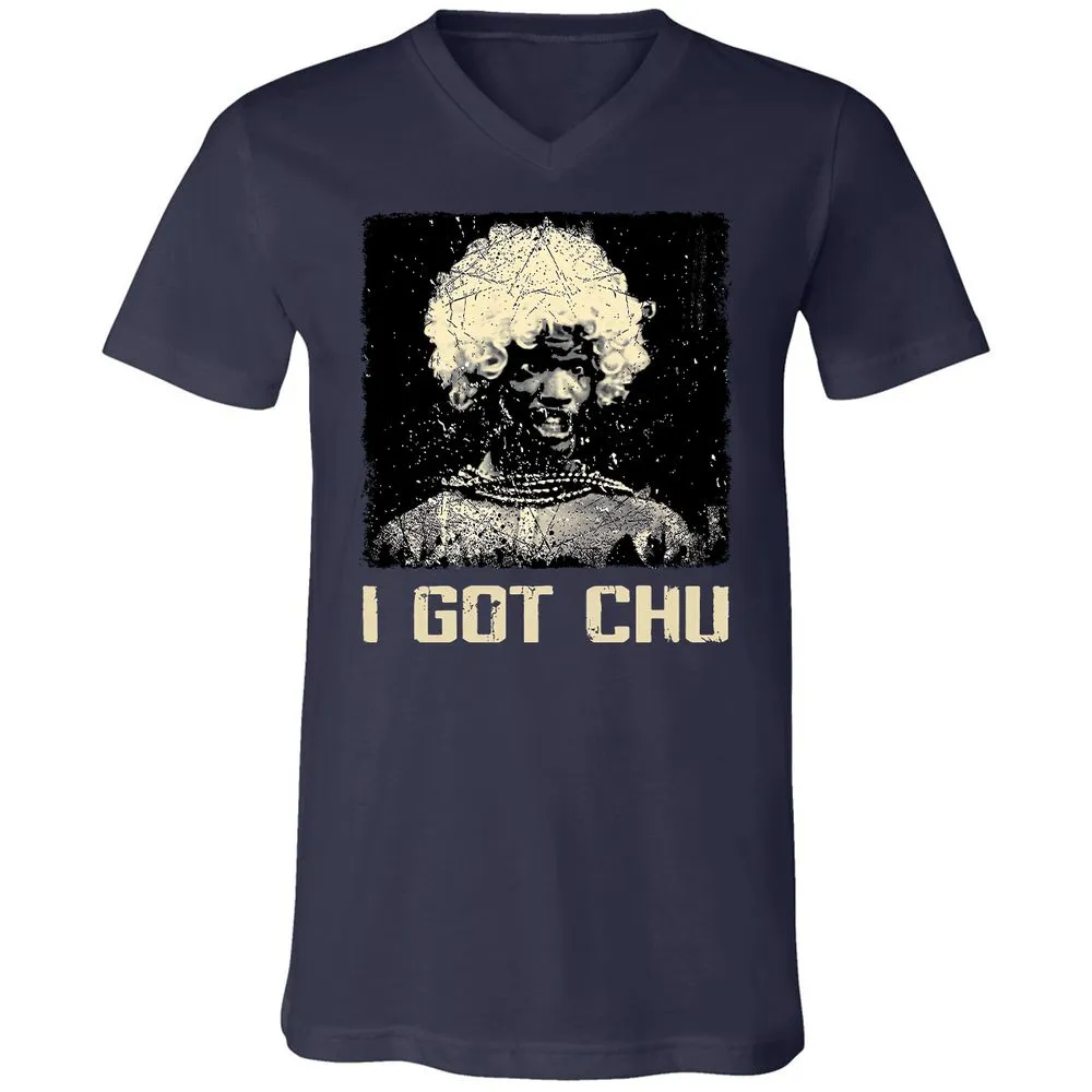 Unisex V-Neck T-Shirt - ZEMCYDUK - Navy - 2