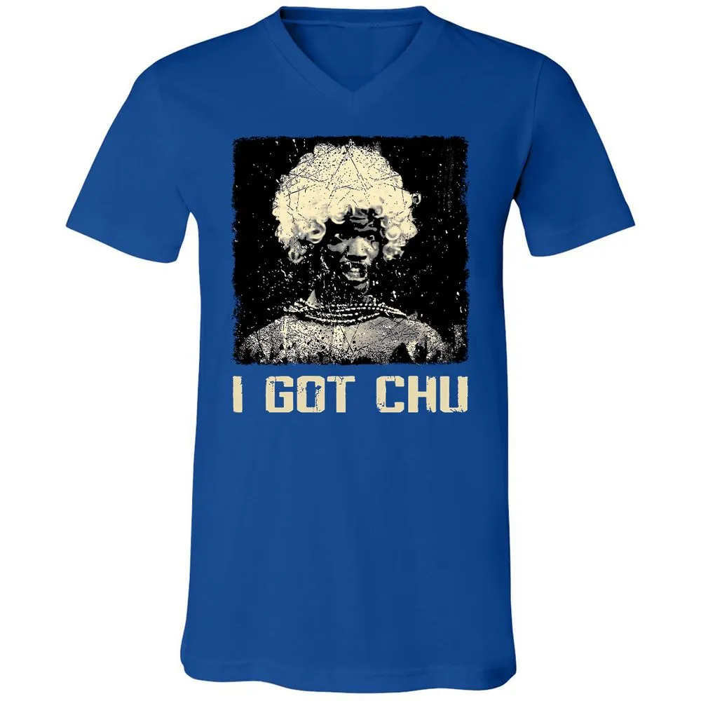 Unisex V-Neck T-Shirt - ZEMCYDUK - True Royal - 4