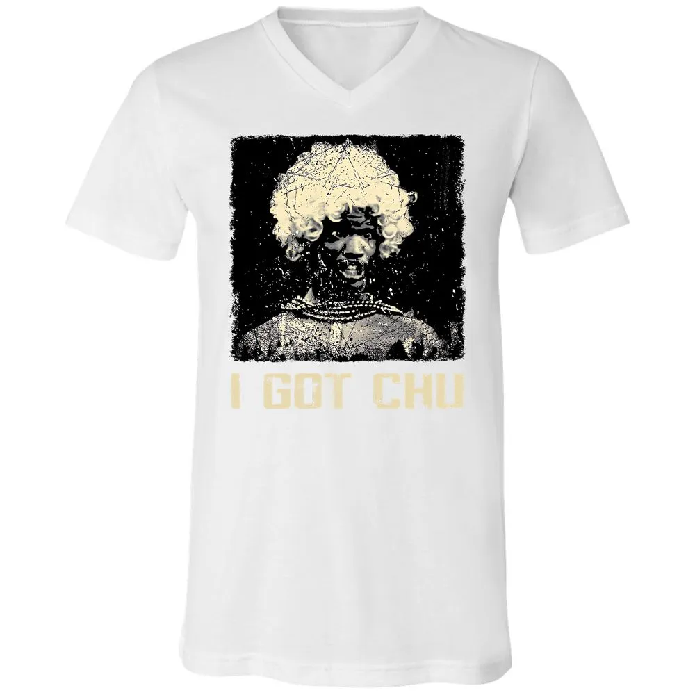 Unisex V-Neck T-Shirt - ZEMCYDUK - White - 5