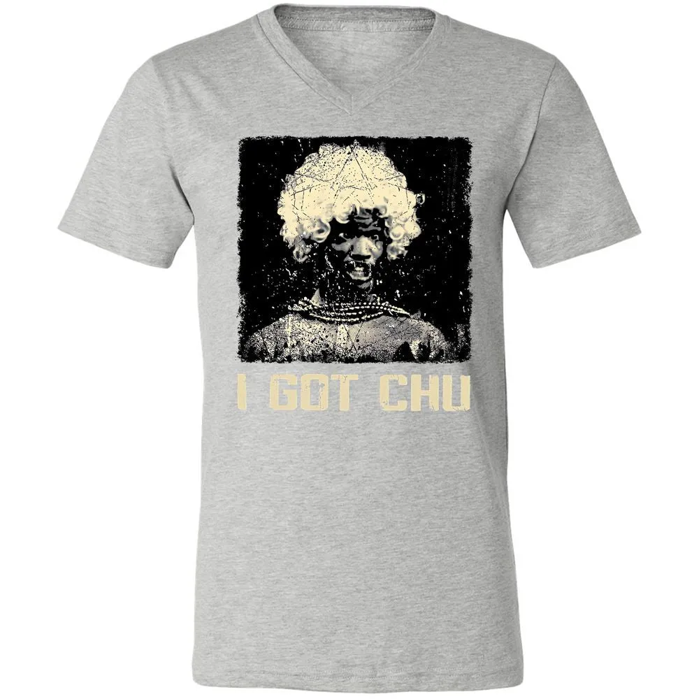 Unisex V-Neck T-Shirt - ZEMCYDUK - Athletic Heather - 7