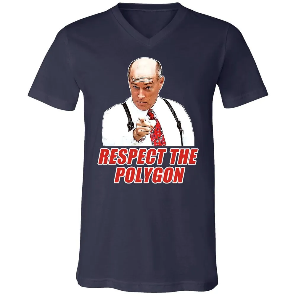 Unisex V-Neck T-Shirt - UY2YVLBX - Navy - 2