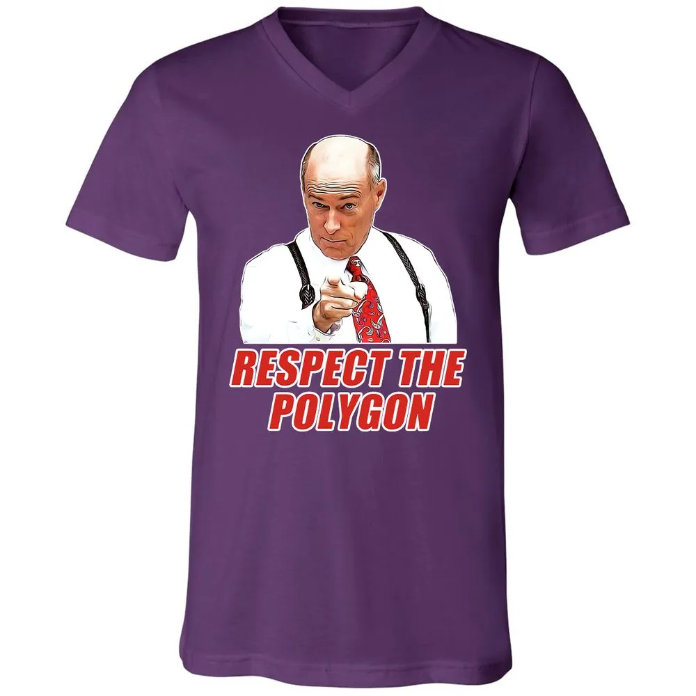 Unisex V-Neck T-Shirt - UY2YVLBX - Team Purple - 9