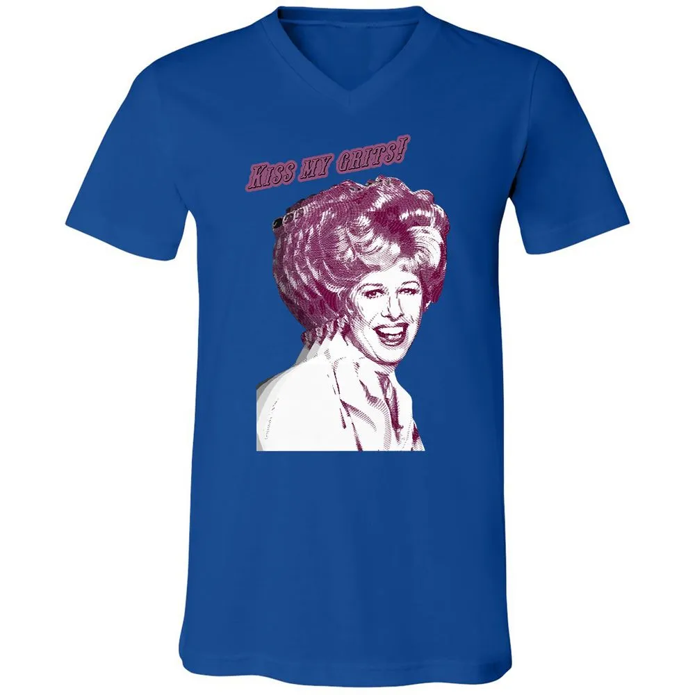 Unisex V-Neck T-Shirt - 4VBJBC7T - True Royal - 4