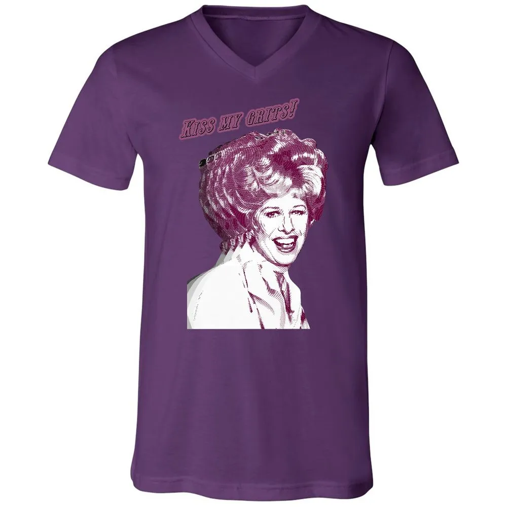 Unisex V-Neck T-Shirt - 4VBJBC7T - Team Purple - 9