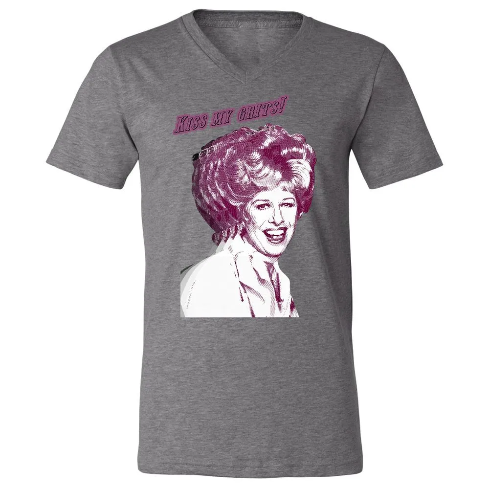 Unisex V-Neck T-Shirt - 4VBJBC7T - Deep Heather - 13