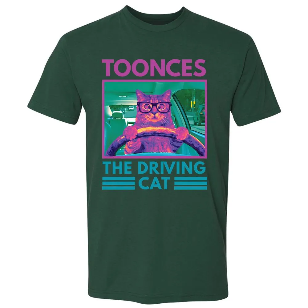 The Driving Cat - Forest Green - 13