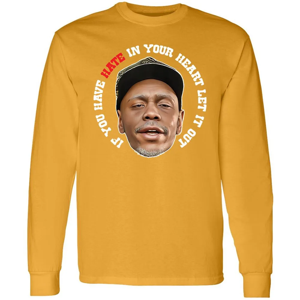 Long Sleeve T-Shirt - V6QH485N - Gold - 9