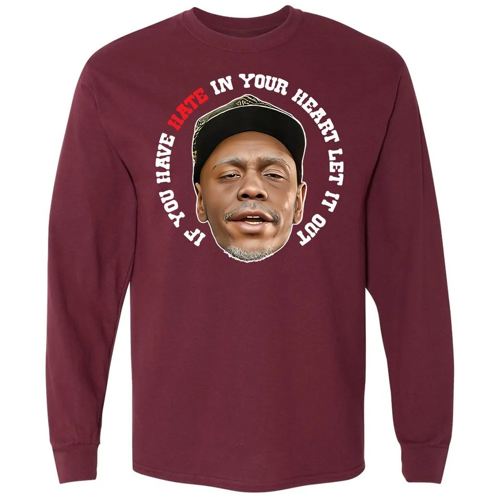 Long Sleeve T-Shirt - V6QH485N - Maroon - 11