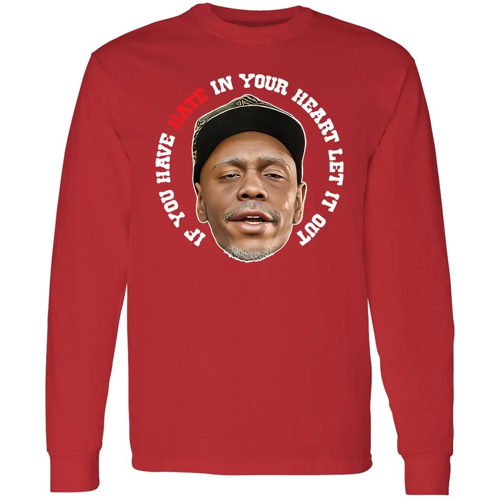 Long Sleeve T-Shirt - V6QH485N - Red - 14