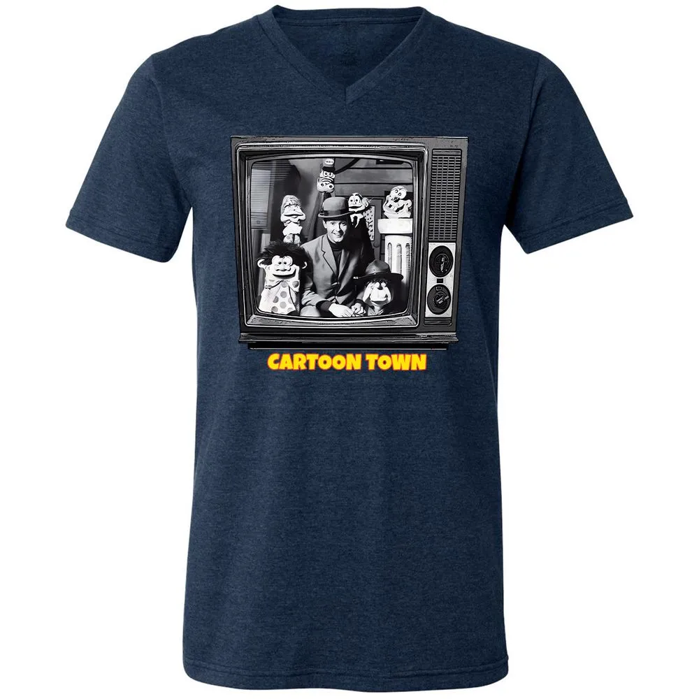 Cartoon Town - Heather Navy - 15