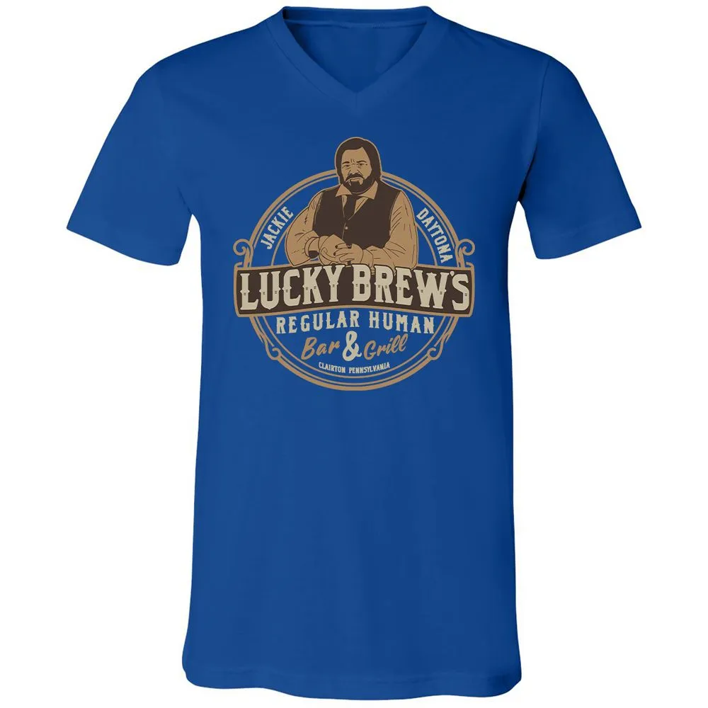 Unisex V-Neck T-Shirt - EQMM7HDG - True Royal - 4