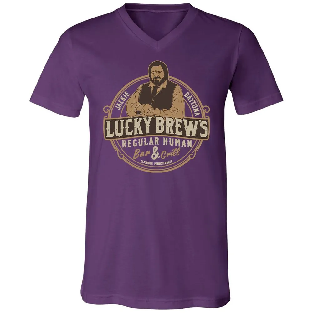 Unisex V-Neck T-Shirt - EQMM7HDG - Team Purple - 9