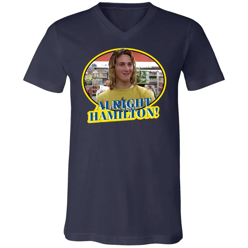 Unisex V-Neck T-Shirt - GE65QRAY - Navy - 2