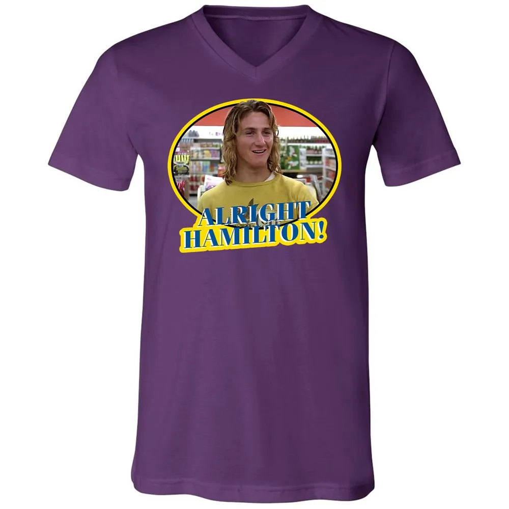 Unisex V-Neck T-Shirt - GE65QRAY - Team Purple - 9