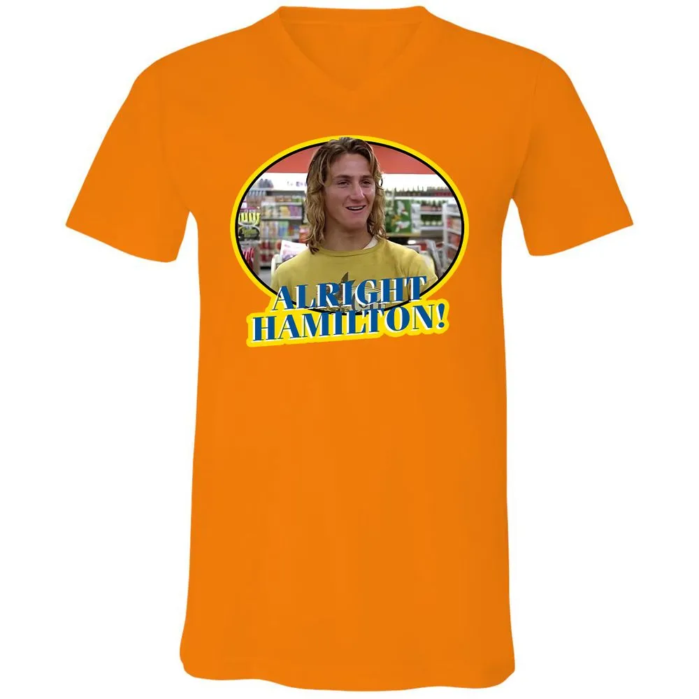 Unisex V-Neck T-Shirt - GE65QRAY - Orange - 11