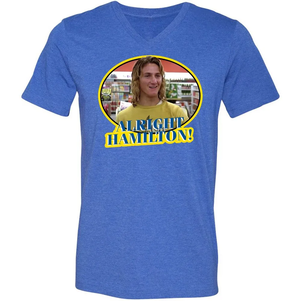 Unisex V-Neck T-Shirt - GE65QRAY - Heather True Royal - 14