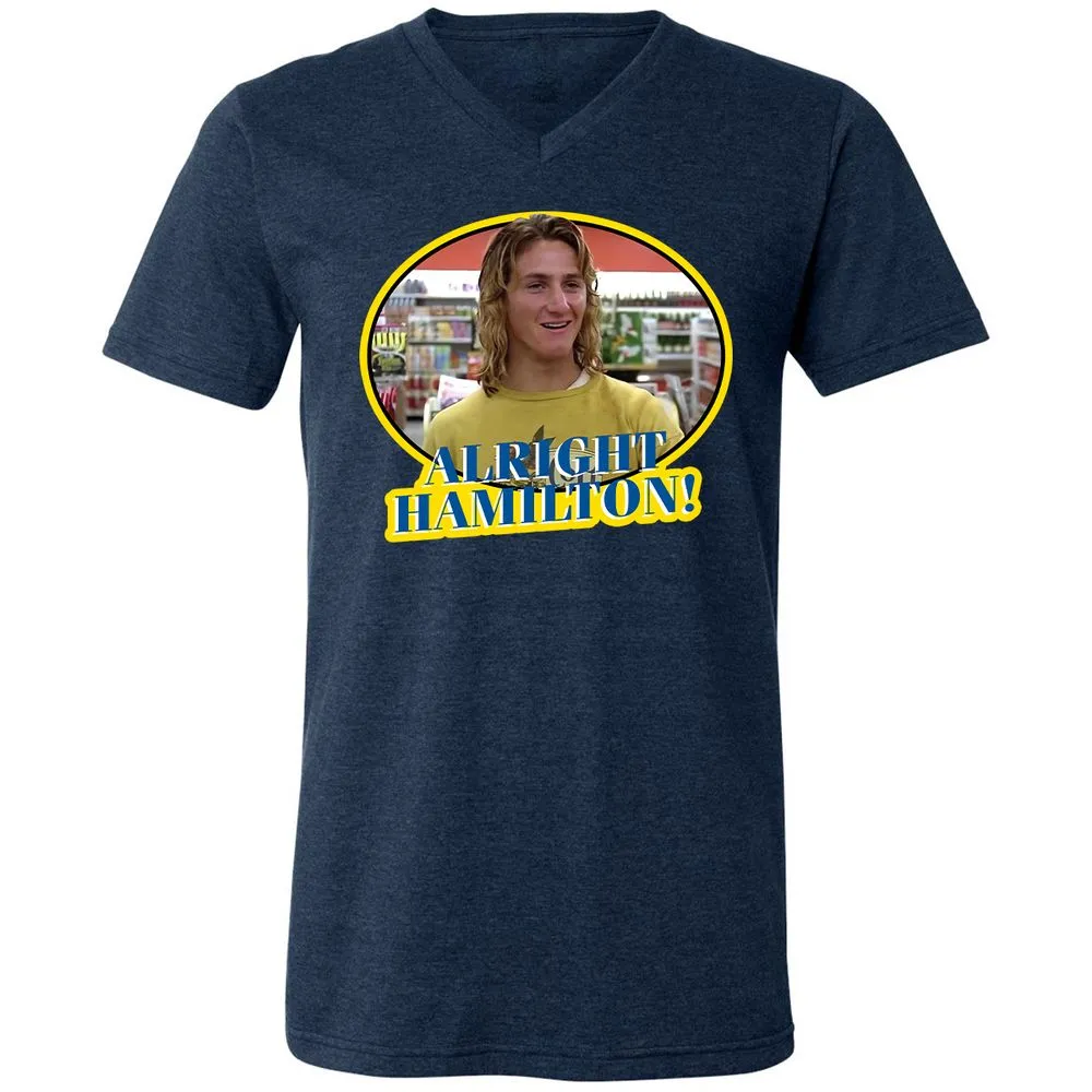 Unisex V-Neck T-Shirt - GE65QRAY - Heather Navy - 15