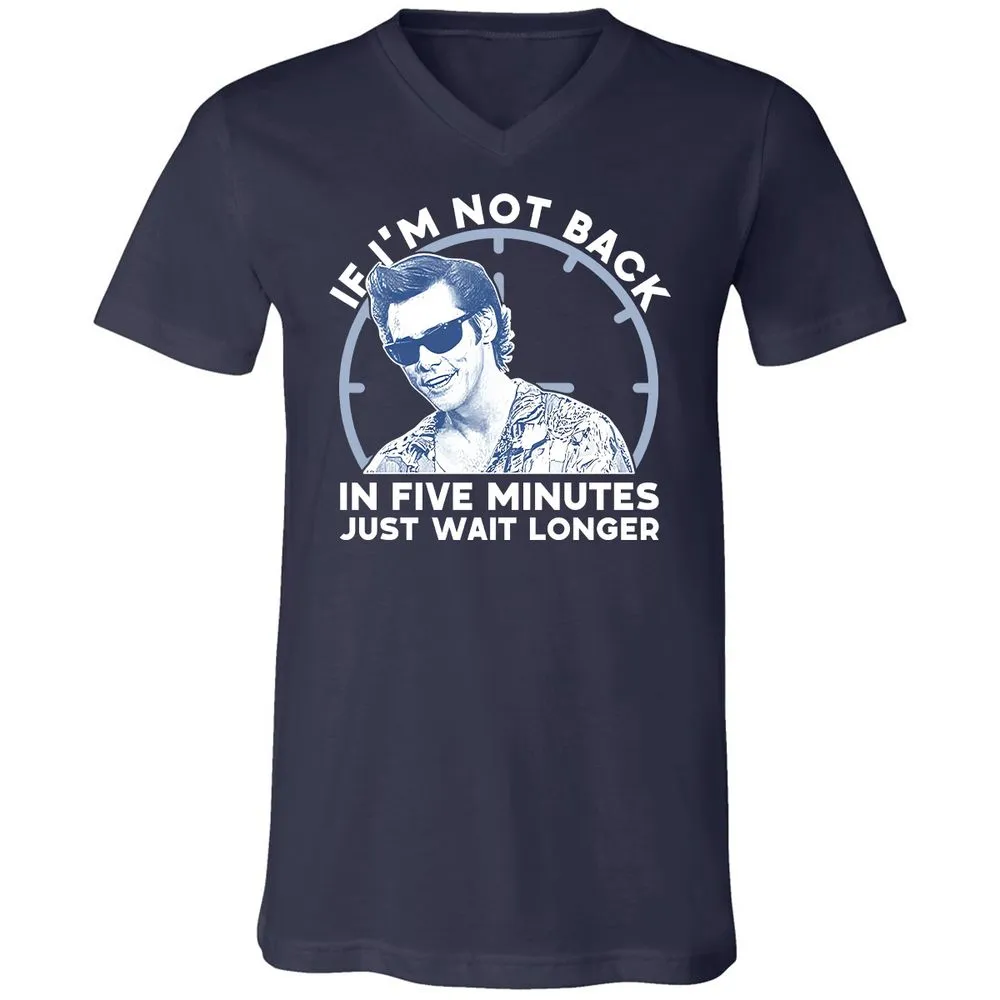 Unisex V-Neck T-Shirt - V52GJ5RZ - Navy - 2