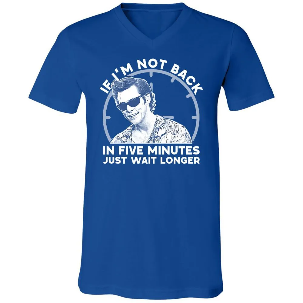 Unisex V-Neck T-Shirt - V52GJ5RZ - True Royal - 4