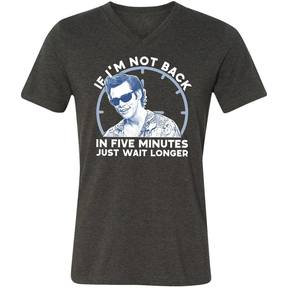 Unisex V-Neck T-Shirt - V52GJ5RZ - Dark Grey Heather - 8