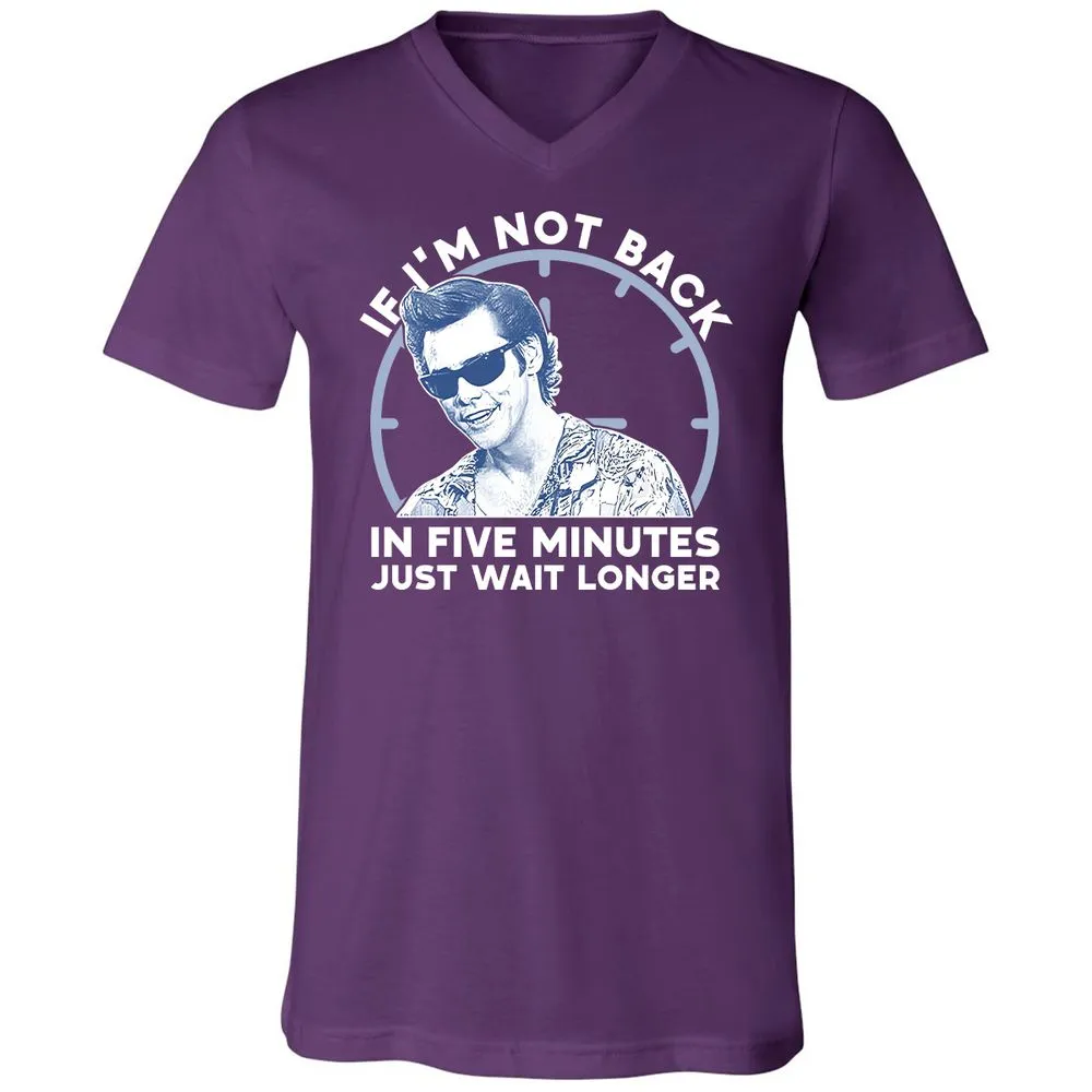 Unisex V-Neck T-Shirt - V52GJ5RZ - Team Purple - 9