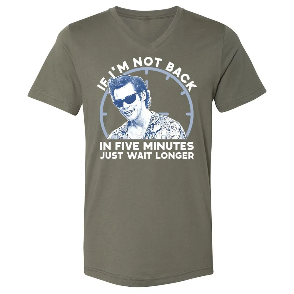 Unisex V-Neck T-Shirt - V52GJ5RZ - Military Green - 10