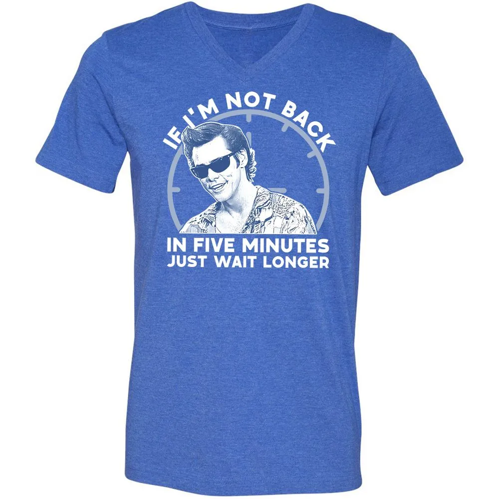 Unisex V-Neck T-Shirt - V52GJ5RZ - Heather True Royal - 14