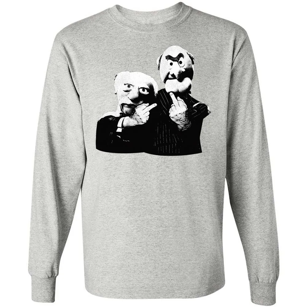 Statler and Waldorf Middle Finger - Ash - 7