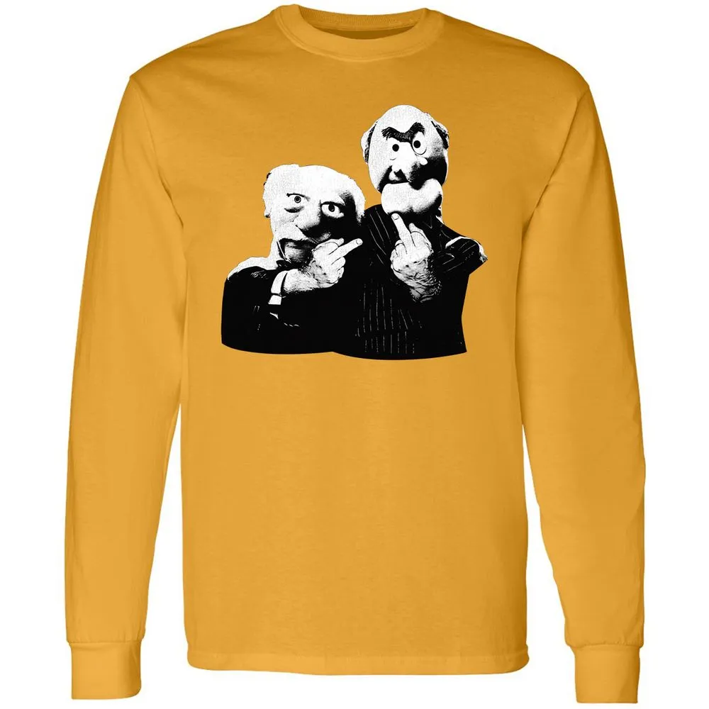 Statler and Waldorf Middle Finger - Gold - 9