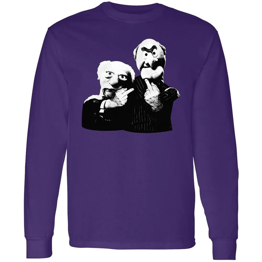 Statler and Waldorf Middle Finger - Purple - 13