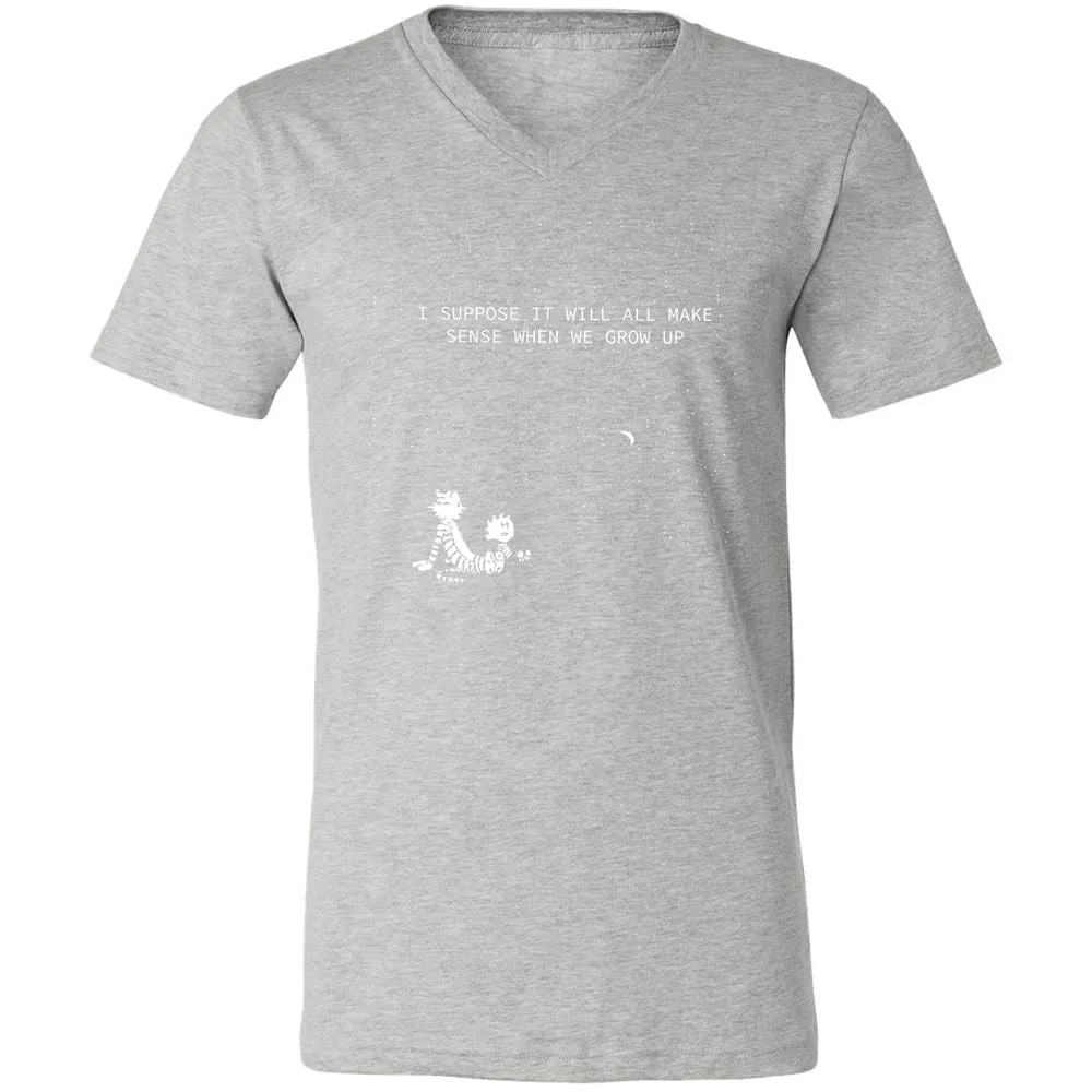 Calvin and Hobbes Stars - Athletic Heather - 7