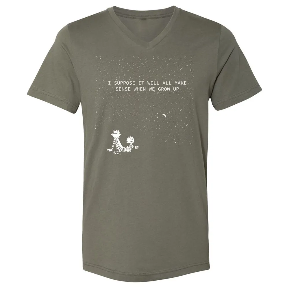 Calvin and Hobbes Stars - Military Green - 10