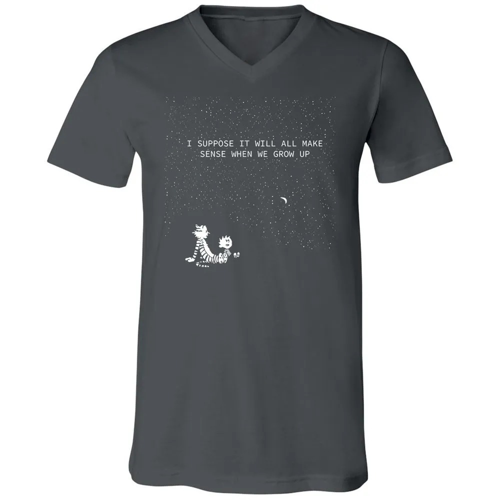 Calvin and Hobbes Stars - Asphalt - 12