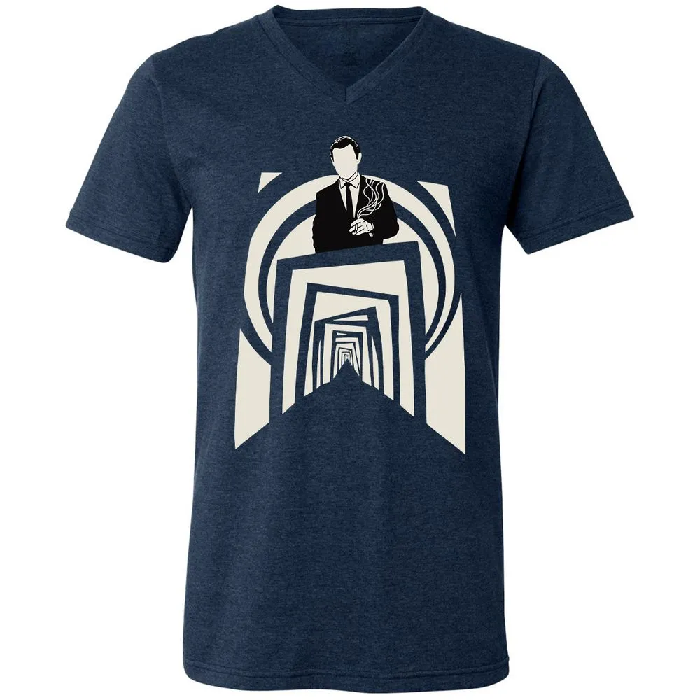 Twilight Zone tunnel white - Heather Navy - 15