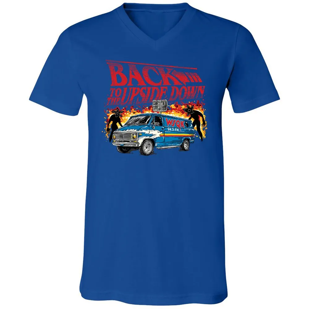 Unisex V-Neck T-Shirt - Z5DR4RDE - True Royal - 4