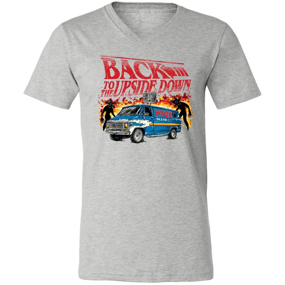 Unisex V-Neck T-Shirt - Z5DR4RDE - Athletic Heather - 7