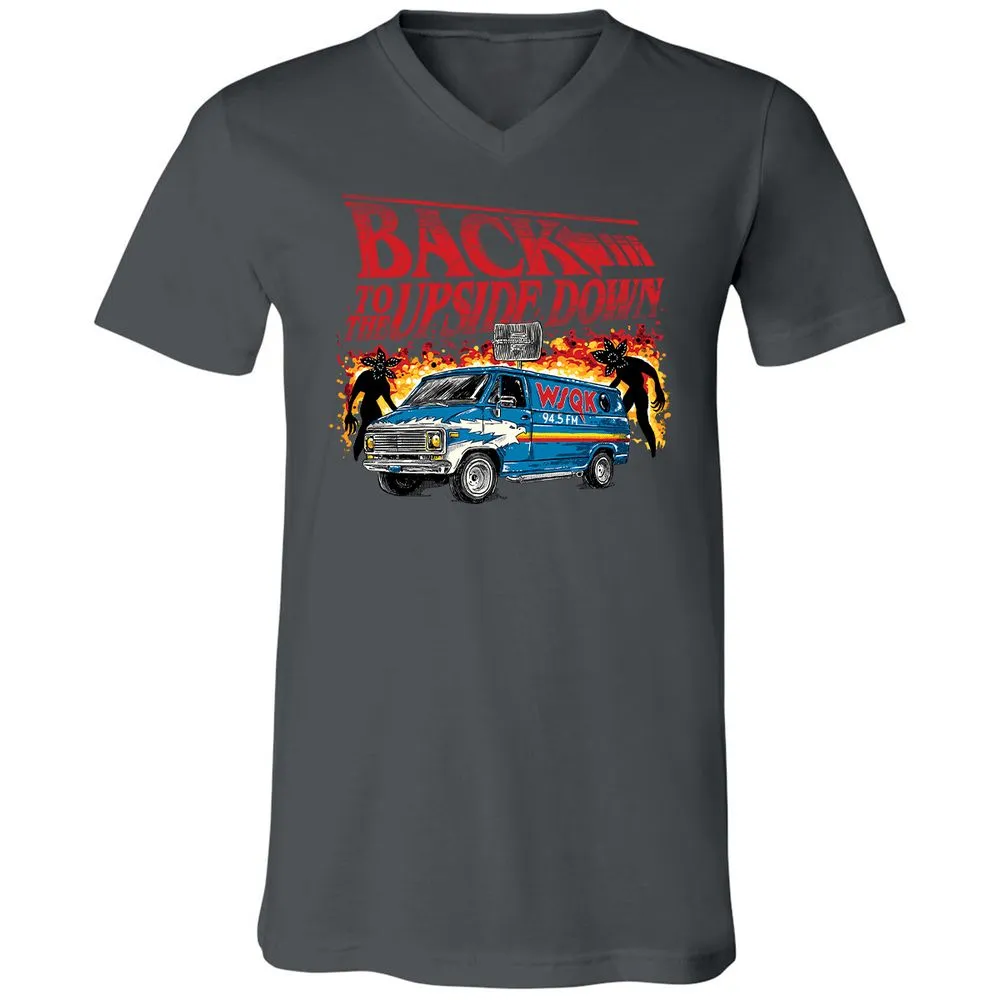 Unisex V-Neck T-Shirt - Z5DR4RDE - Asphalt - 12