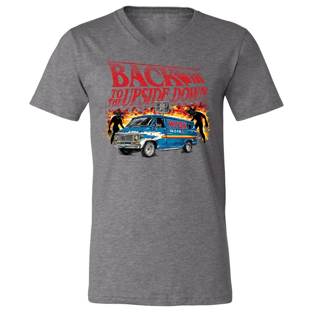 Unisex V-Neck T-Shirt - Z5DR4RDE - Deep Heather - 13