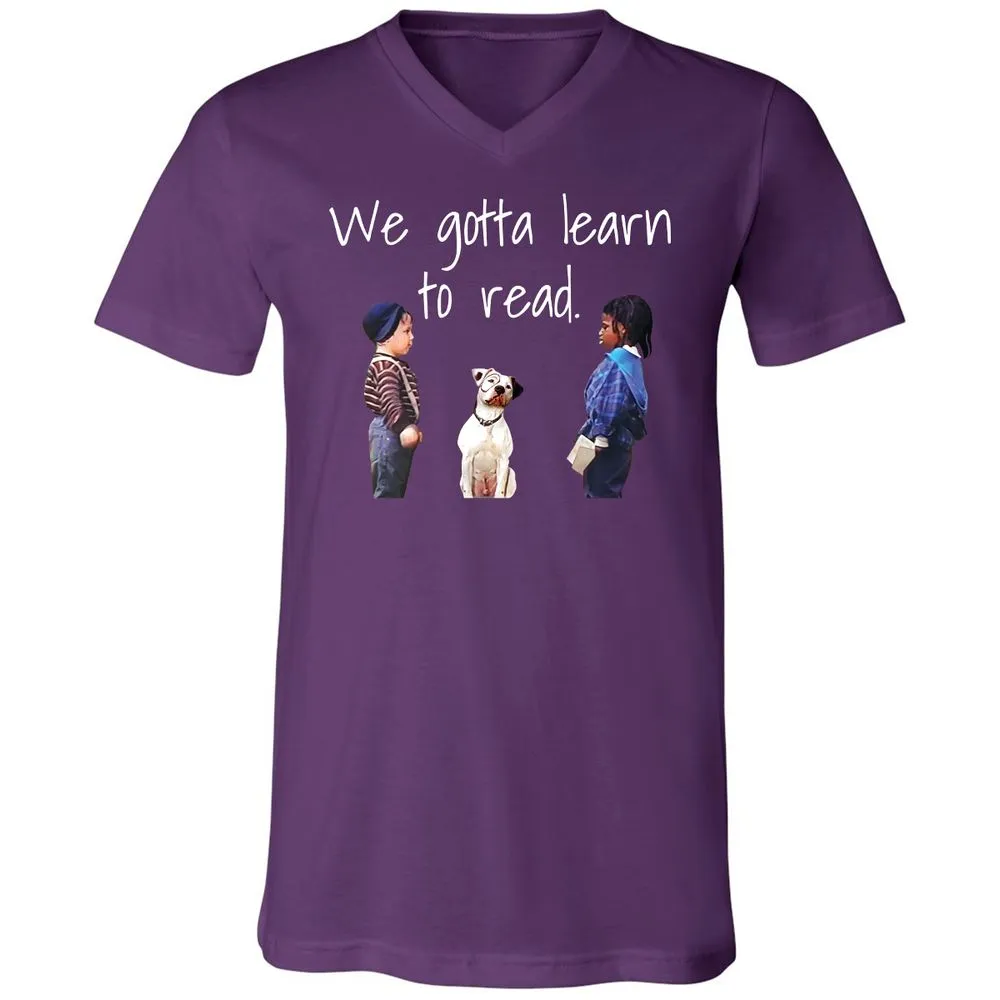 Unisex V-Neck T-Shirt - RB473FAD - Team Purple - 9