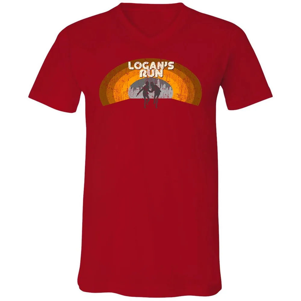 Unisex V-Neck T-Shirt - MQ82TNHB - Red - 3