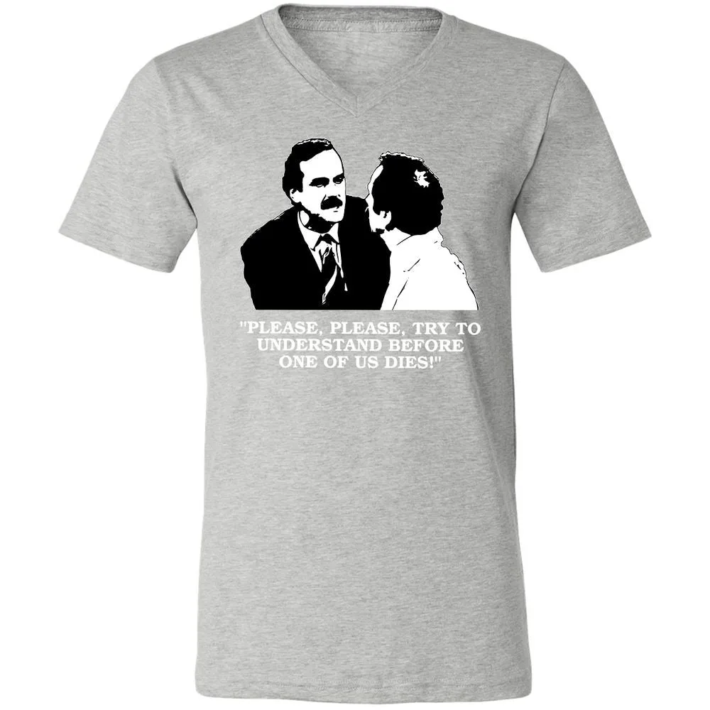Unisex V-Neck T-Shirt - C82D5U26 - Athletic Heather - 7