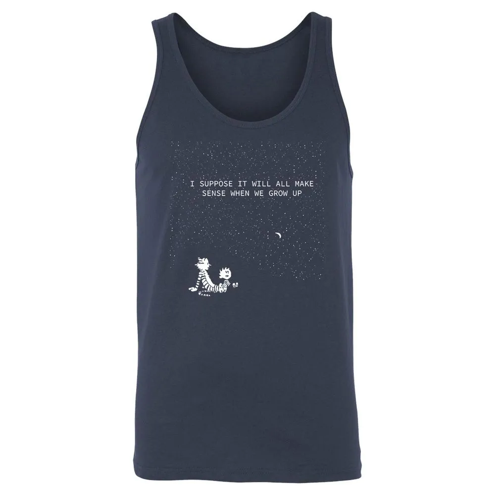 Calvin and Hobbes Stars - Navy - 2