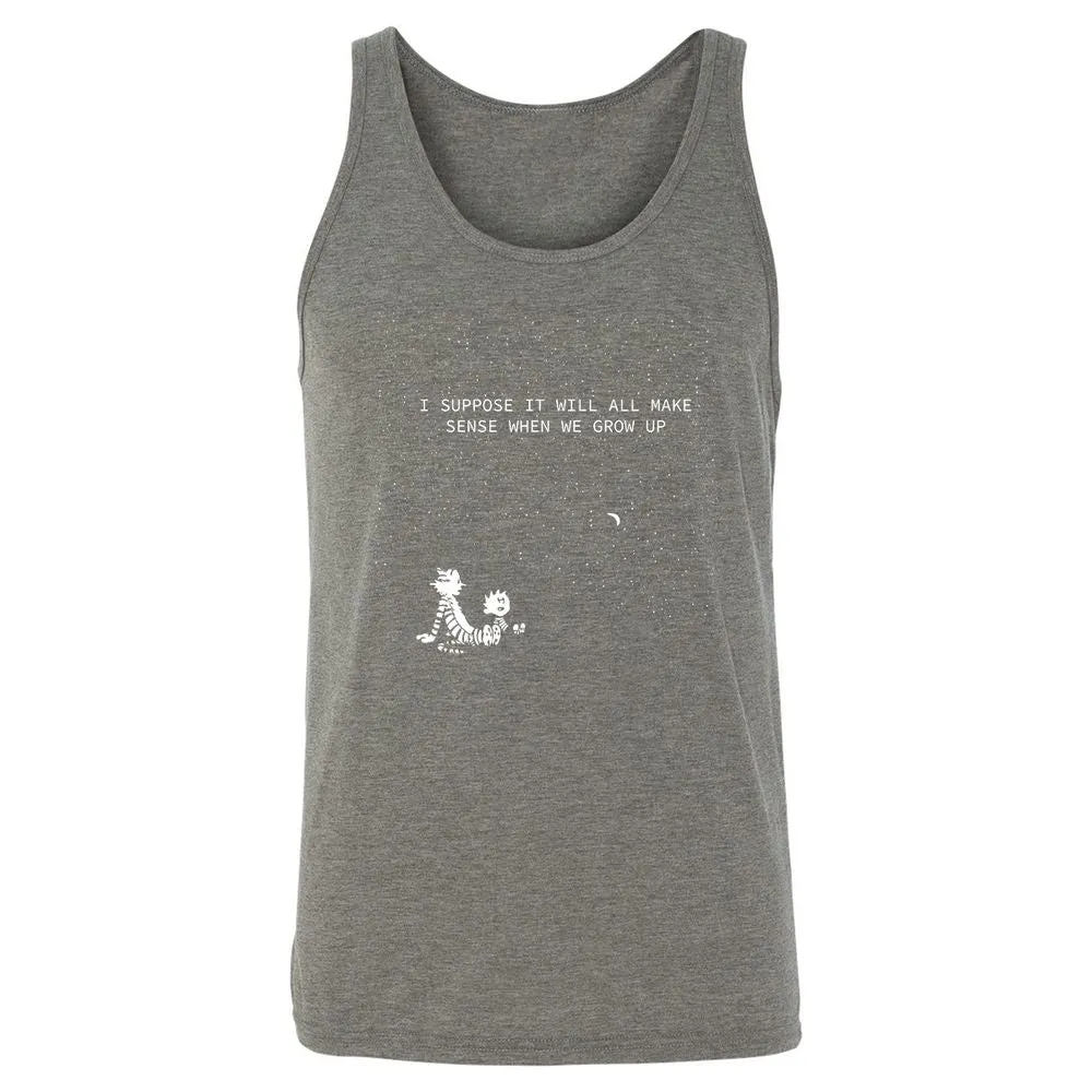 Calvin and Hobbes Stars - Grey Triblend - 8