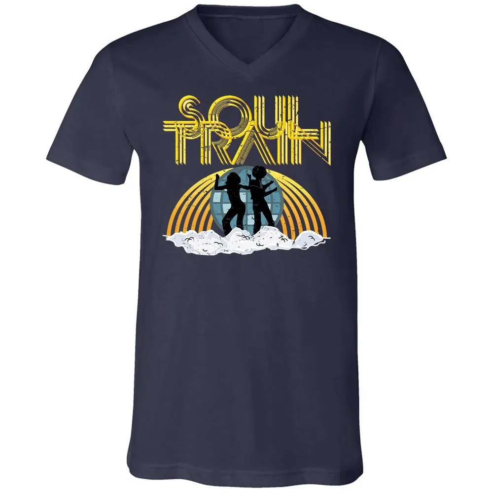 Unisex V-Neck T-Shirt - AN7ZGNYP - Navy - 2