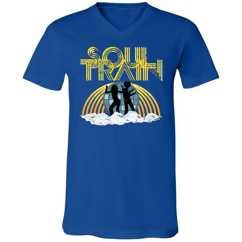 Unisex V-Neck T-Shirt - AN7ZGNYP - True Royal - 4