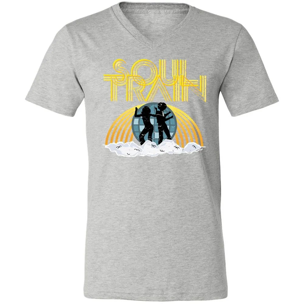 Unisex V-Neck T-Shirt - AN7ZGNYP - Athletic Heather - 7