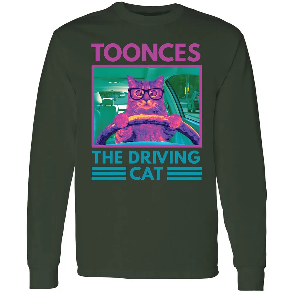 The Driving Cat - Forest Green - 4